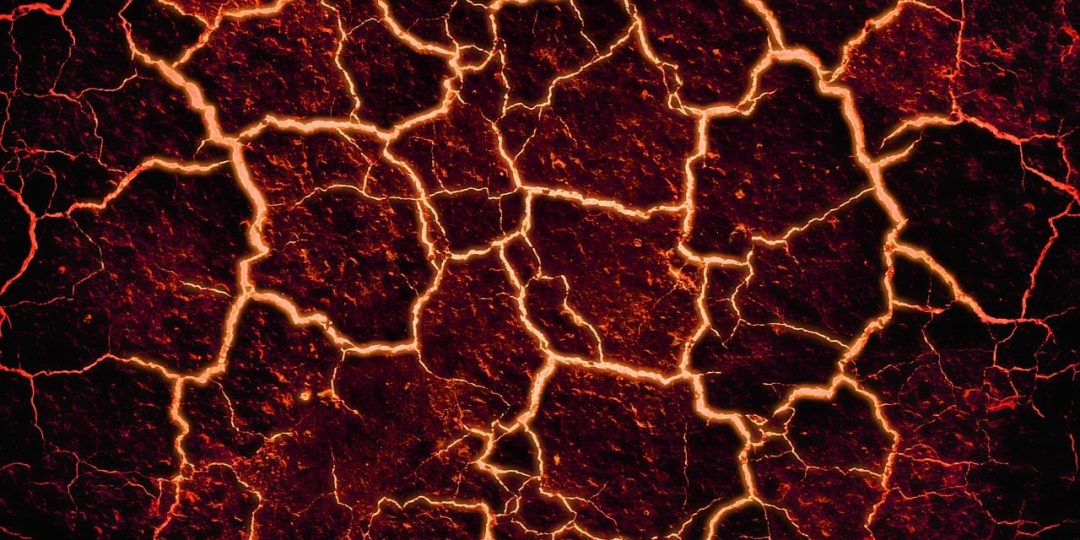 Lavafeld von oben